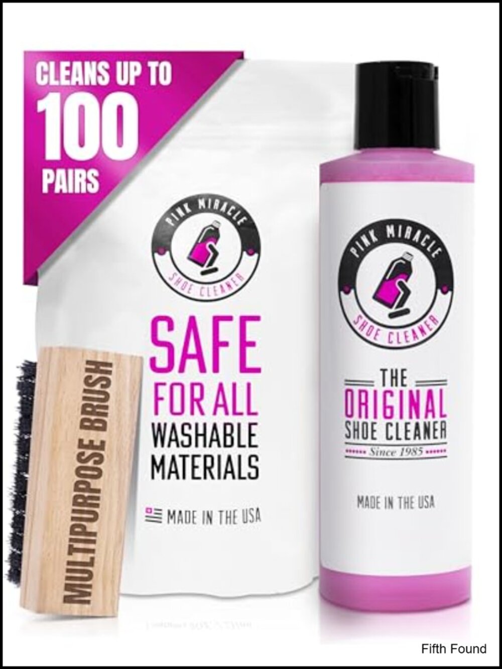 Shoe Cleaner Kit for Sneakers, Leather, Suede, Canvas
